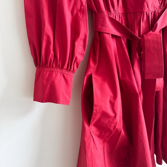 MAXMARA • Faita Shirt Dress in Cherry - Picture 8 of 16